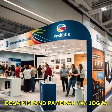 Desain Stand Pameran 3x3 Jogja